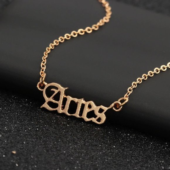 Jewelry - Gold Aries Necklace